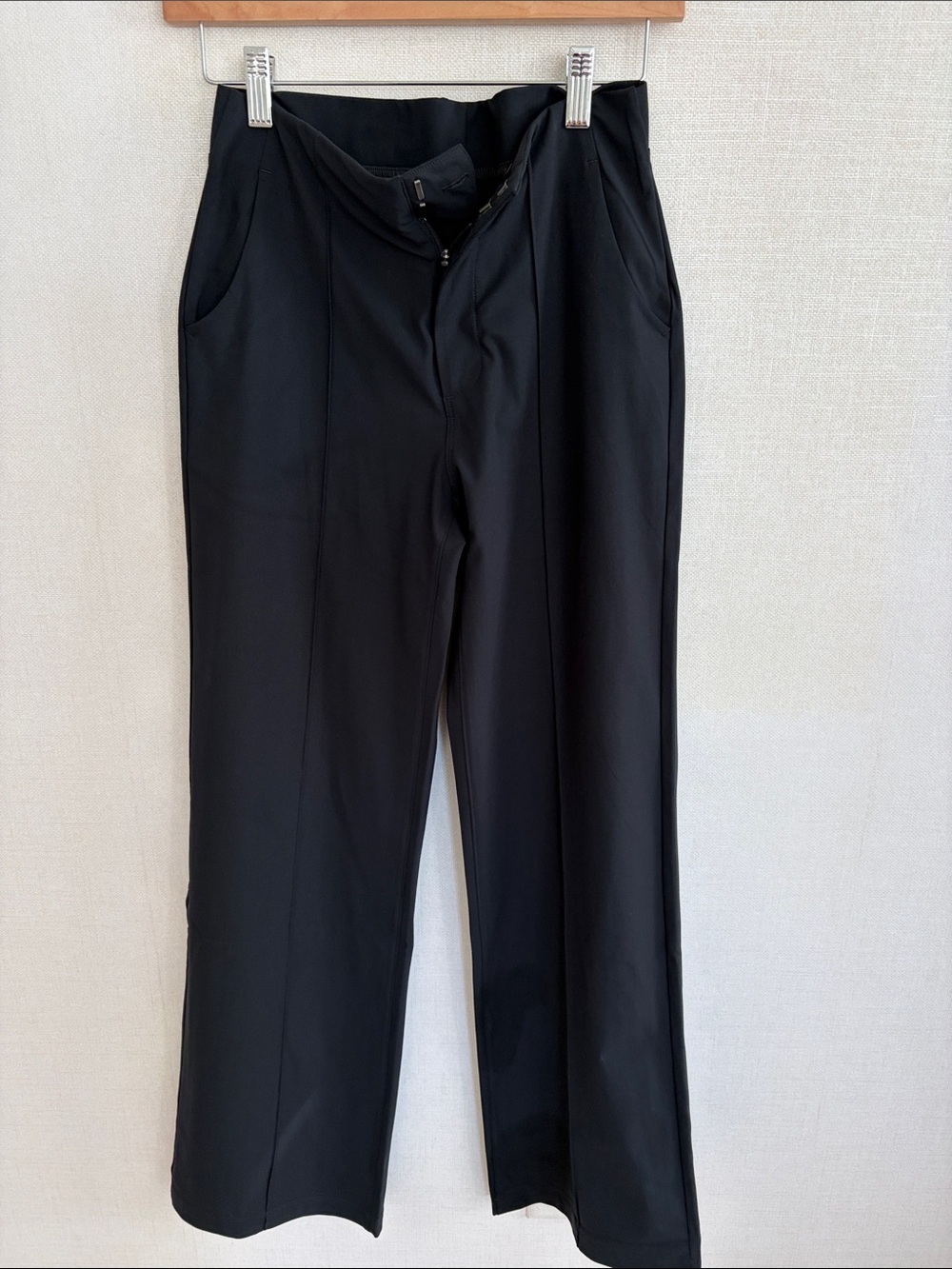 Vuori Black Dress Pants with Crease Front